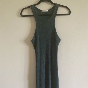 Green/teal knit dress